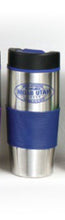 Load image into Gallery viewer, 747 15oz VENTURA STAINLESS STEEL TUMBLER WITH COLORED GRIP
