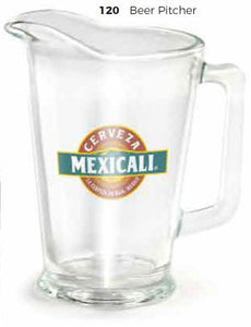 120 - 60oz Glass Beer Wagon Pitcher (6 pack)- DISCONTINUED